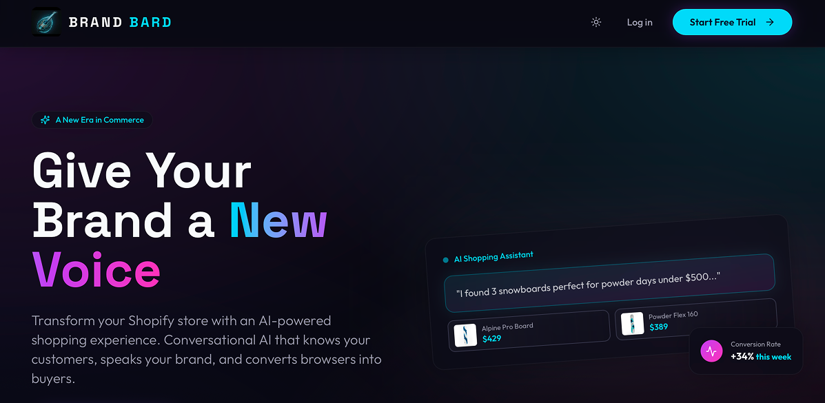 Brand Bard Agentic Commerce Shopify